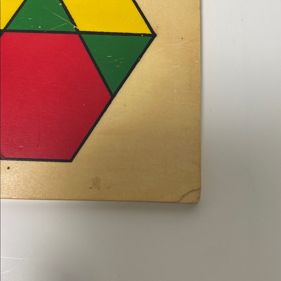 Wooden Tangram Puzzle Shapes w/ 3 Double-Sided Pattern Boards Math Toy - Picture 9 of 9